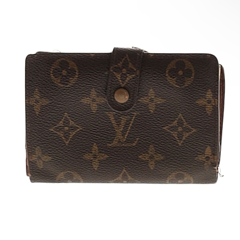 Louis Vuitton Brown Logo Monogram Wallet - Picture 1 of 10